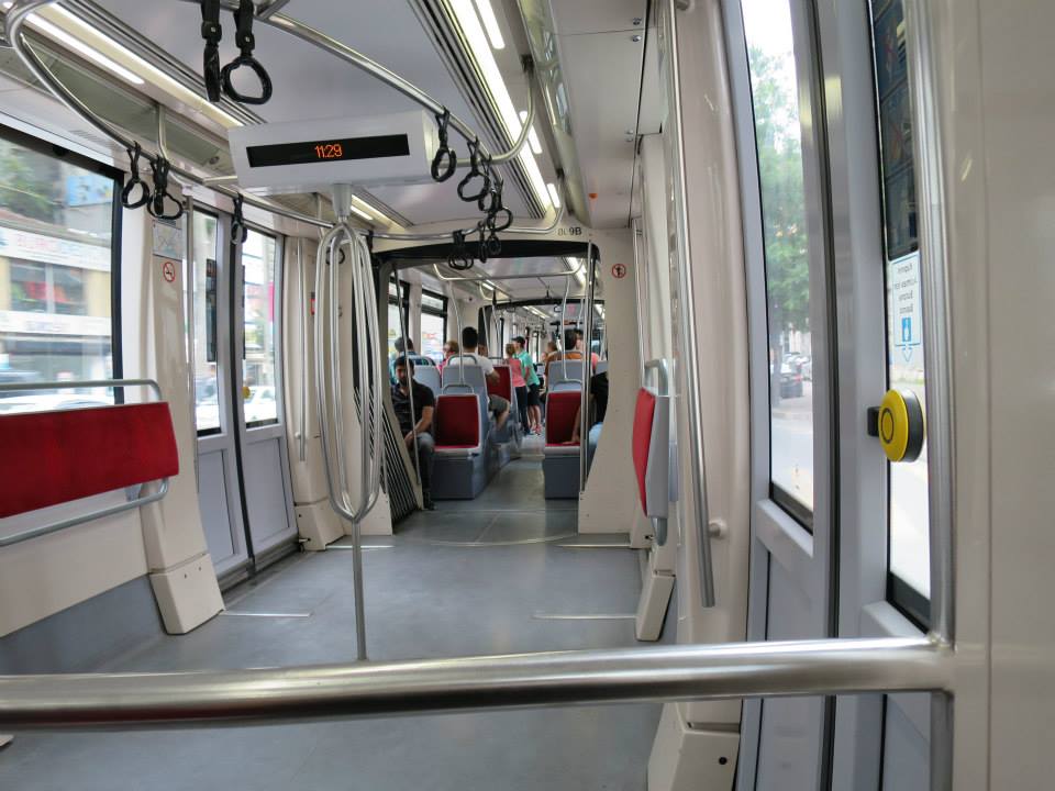 Interior tram