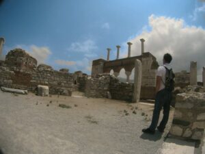 Solo traveling, Selcuk, Basilica Saint John, Turkey